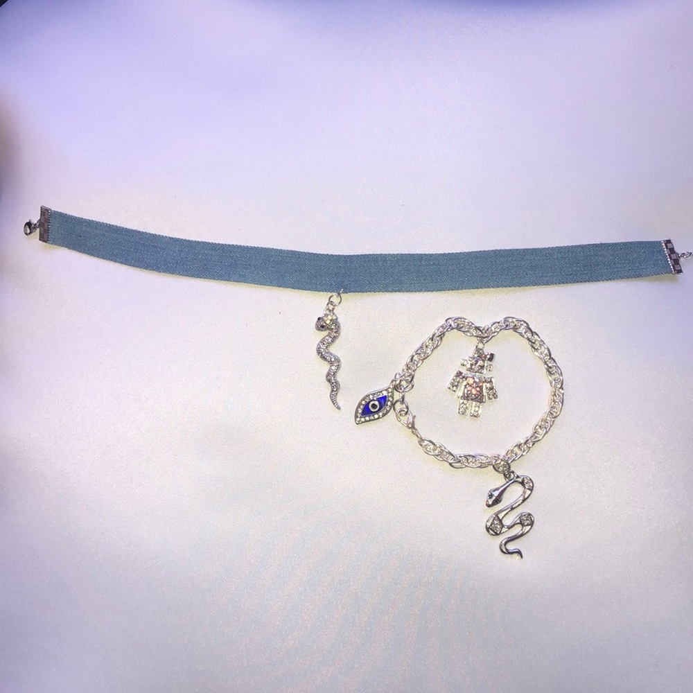 Chocker and bracelet bundle